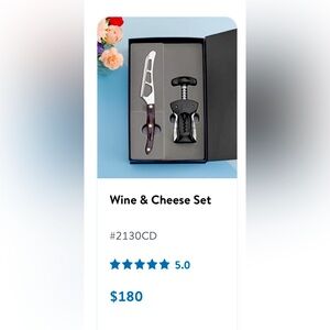 Cutco wine and cheese set. Brand new.